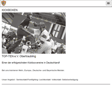 Tablet Screenshot of kickboxen-topten.de